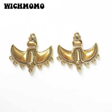 Fashion 5pcs Boat Anchor Porous Linker Connectors Charms Retro Gold Zinc Alloy Jewelry Accessories for DIY Necklace Earrings