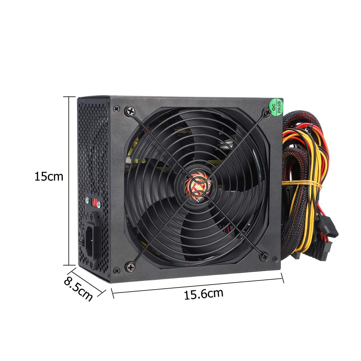 110~220V 650W PC Power Supply 14cm LED Silent Fan 24 Pin PCI SATA ATX 12V Computer Desktop Power Supply For Computer