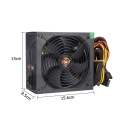 110~220V 650W PC Power Supply 14cm LED Silent Fan 24 Pin PCI SATA ATX 12V Computer Desktop Power Supply For Computer