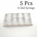 5pcs 0.3 syringe