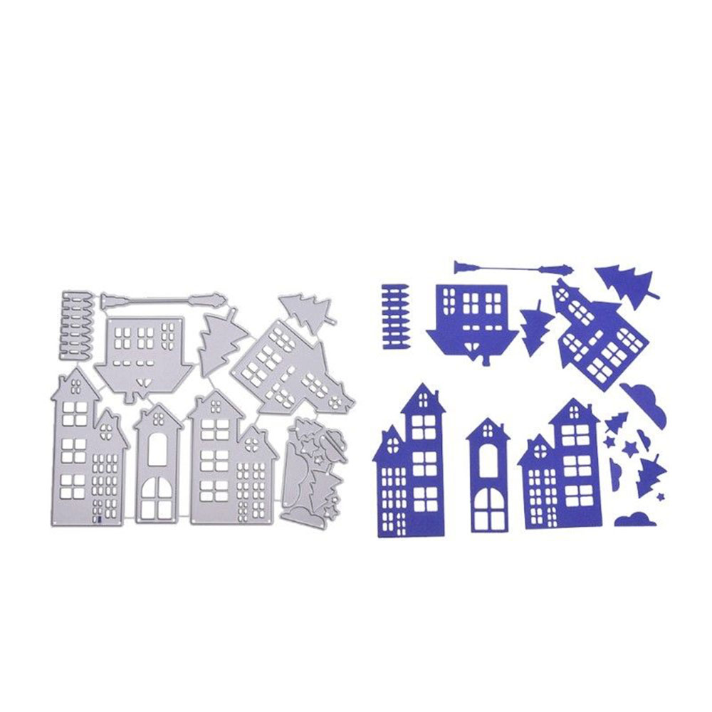 Cutting dies Christmas house Scrapbooking Dies Metal Craft Die Cut Stamps Embossing New Card Making Decor