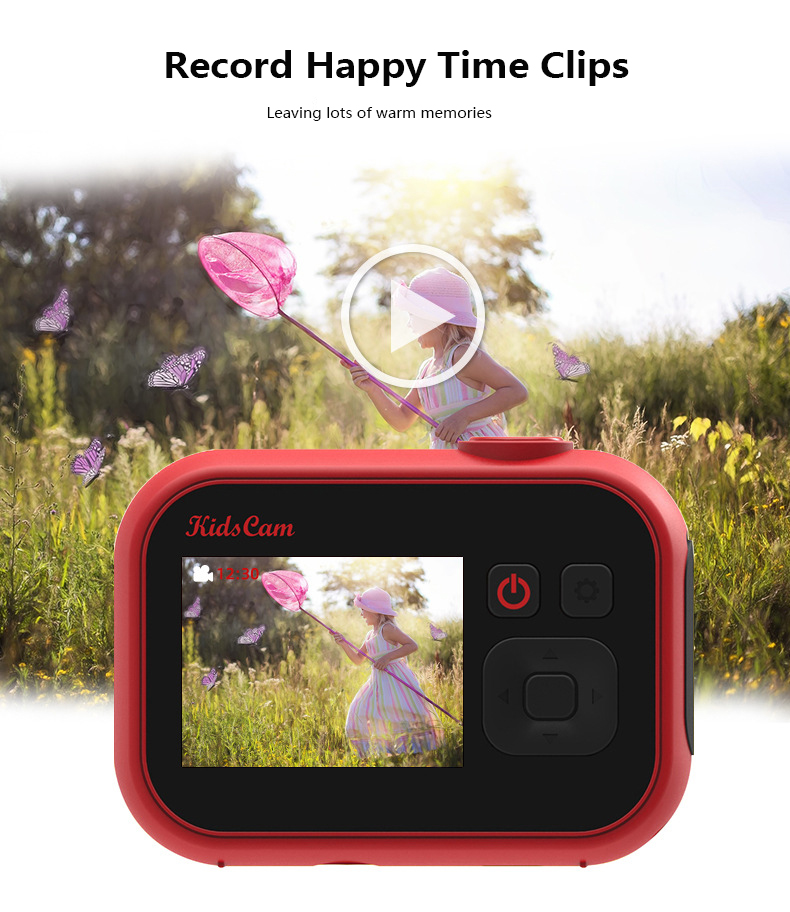 Child Camera HD Digital Camera 2 Inch 4x Zoom 2400W Camera Toys Children Birthday Gift Child Toys Camera Rechargeable