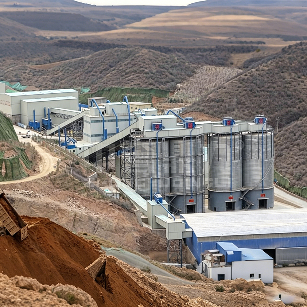 single-stage crushing screening plant