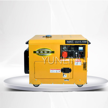 Dual Voltage Small Household Diesel Generator 220v Mute Automatic 3/5/6/8/10KW Three-phase 380V 192FB 5500W