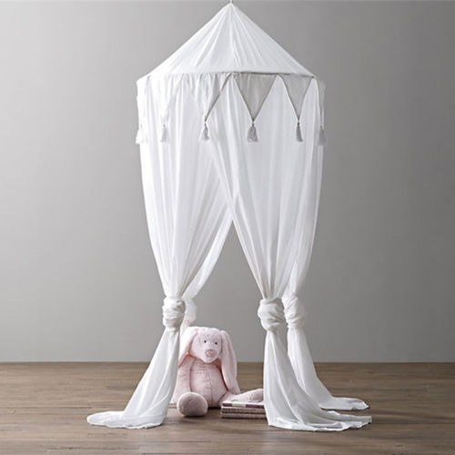 New Children Baby Mosquito Net Dome Bed Mantle Canopy Bed Cover Mosquito Net Bedding Round Cotton Mosquito Net