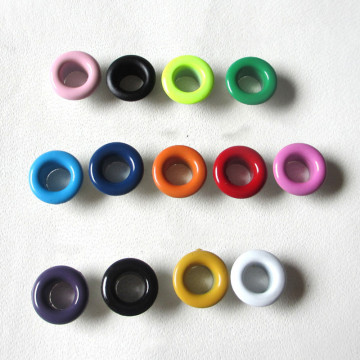 Metal Alloy Garment Eyelets Multicolor Scrapbook Eyelet Inner Dia. 5MM Craft Sewing DIY Accessory 100sets