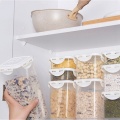 Transparent Grain Storage Bottle Household Food Moisture-Proof Sealed Cans Dry Cereal Measure Cups Box