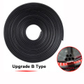1/2/3M Self Adhesive Automotive Rubber Seal Strip for Car Window Door Engine Cover Car Door Seal Edge Trim Noise Insulation