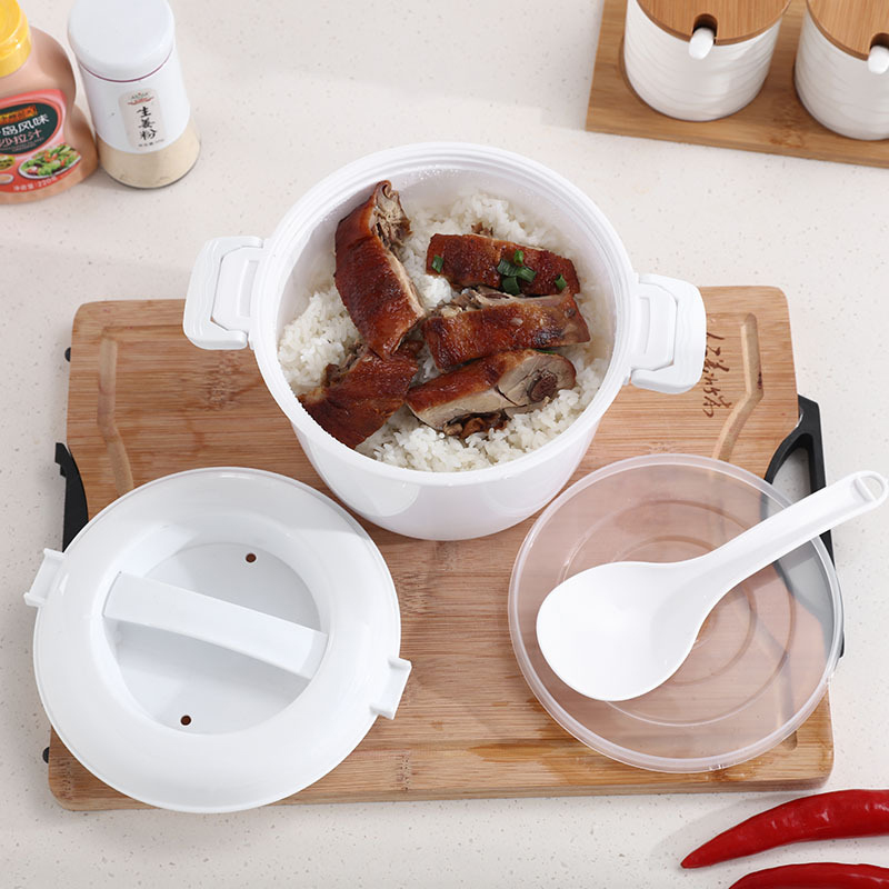 Portable Microwave Oven Rice Cooker Multifunctional food Steamer pot PP microwave cooking Utensils Insulation Bento Lunch Box