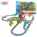 Original Thomas and Friend Electrical Orbital Escape Iron and Steel Factory Diecast Train Set Boys Children Educational Toys