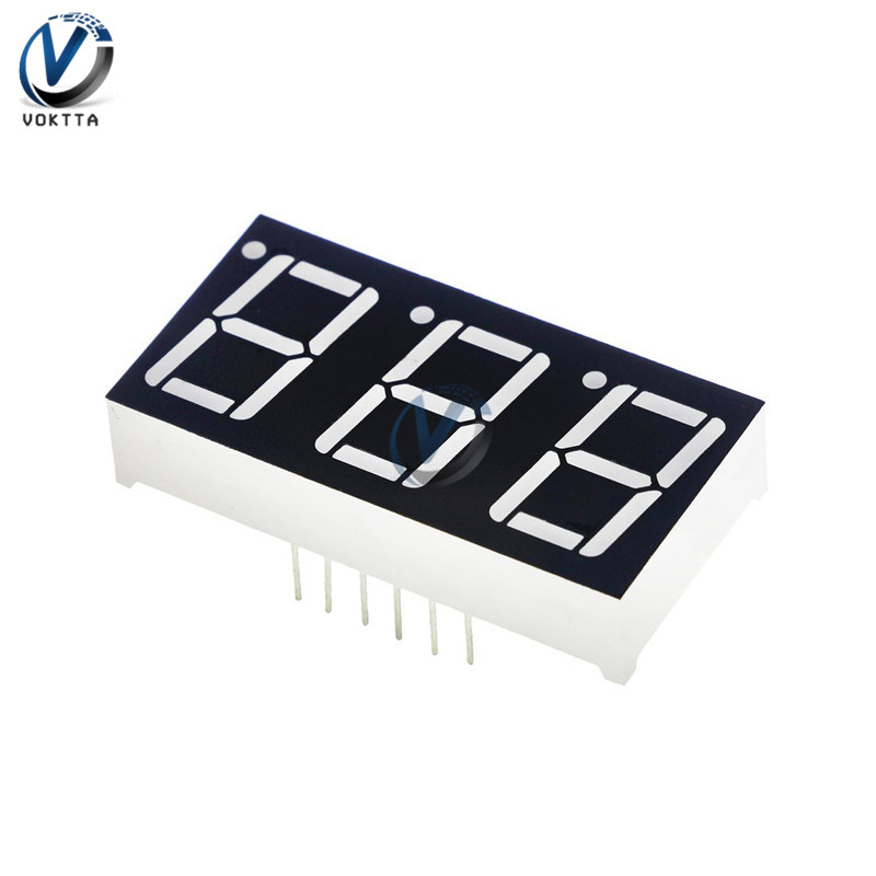 0.56 Inch 7 Segment LED display 1 bit / 2 bit / 4 Bit Time Digital Tube Red Common Cathode Display Digital Display Tube AS