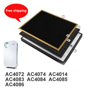 3pcs/lot ac4142 filter kit for Philips AC4072 AC4074 AC4083 AC4084 AC4085 AC4086 AC4014 ACP073 Hepa filters air purifier parts