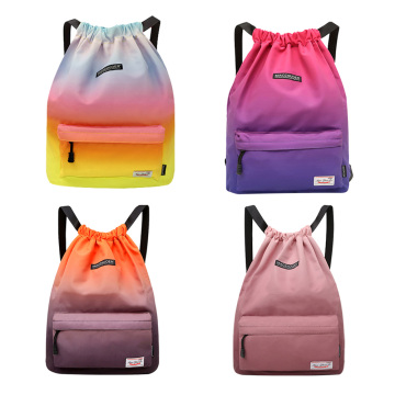 Gym Bag Waterproof Drawstring Backpack Sports Bag for Women Girls 2019 Outdoor Travel Bags For Gym Training Swimming Fitness Bag