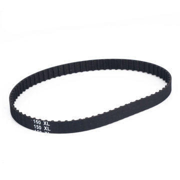 Black Rubber Transmission Belt Width 10mm 150XL037 Closed-loop Synchronous Timing Belt 75 Teeth Cogged Geared Drive Belt