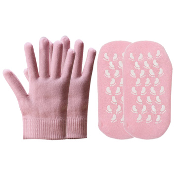 Reusable SPA Gel Socks & Gloves Moisturizing Whitening Exfoliating Velvet Smooth Beauty Hand Foot Care Silicone Socks