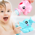 Kids Shower Bath Toys Cute Elephant Watering Pot Toys Baby Faucet Bathing Water Spraying Tool Wheel Type Dabbling Toys For Baby