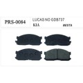 Semi-metallic auto brake pad for kia