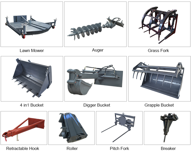 loader and backhoe 4wd with auger drilling rig