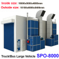 SPO-8000 large car body paint spray booth trucks big vehicle paint oven