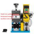 Small size horizontal wire stripping machine with motor scrap copper wire stripping machine old cable aluminum alloy