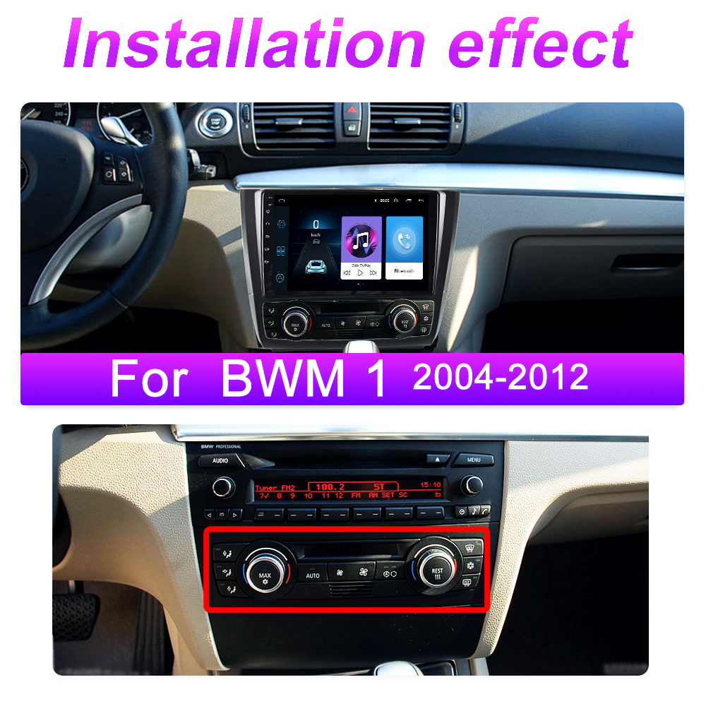 For BMW 1-Series 1 Series E88 E82 E81 E87 2004-2012 2 DIN Car Multimedia Player Android Navigation GPS WIFI Head Unit Stereo