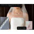3m Bridal Veil White/Ivory Long Wedding Veil Mantilla Wedding Accessories Veu De Noiva With Lace Flowers beadwork MD3053