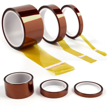 Electric tape 3/6/8/12/15/18mm100ft Heat Resistant High Temperature Polyimide Kaptons Tape 33M Adhesive Insulating Adhesive Tape