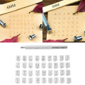 36pcs DIY Leather Seal Engraving Craft Tool Alphabet Number Stamp Leather Craft Stamps Metal Printing Mold Engraving Set 3/6mm