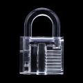 Locksmith Training Lock Transparent Visible Pick Cutaway Practice Padlock Lock Locksmith Tool With Broken Key Locksmith Supplies