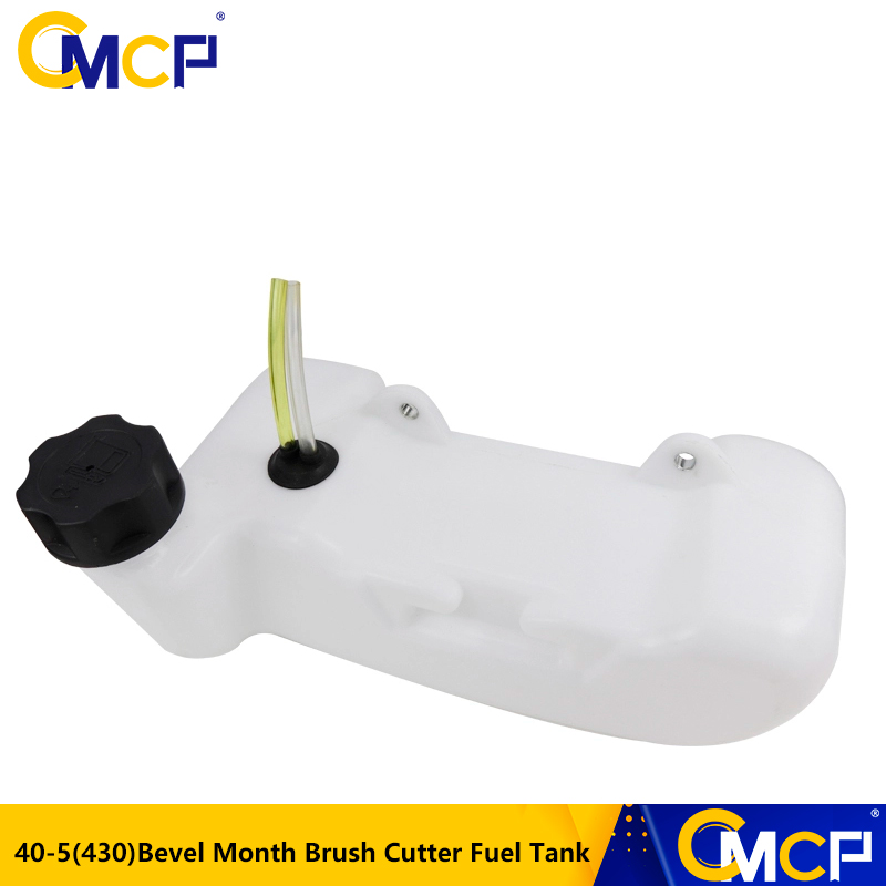 1pc 40-5 43CC Bevel Mouth Brush Cutter Fuel Tank Assy Fit For Lawn Mower Parts Universal Grass Trimmer Plastic Fuel Tank