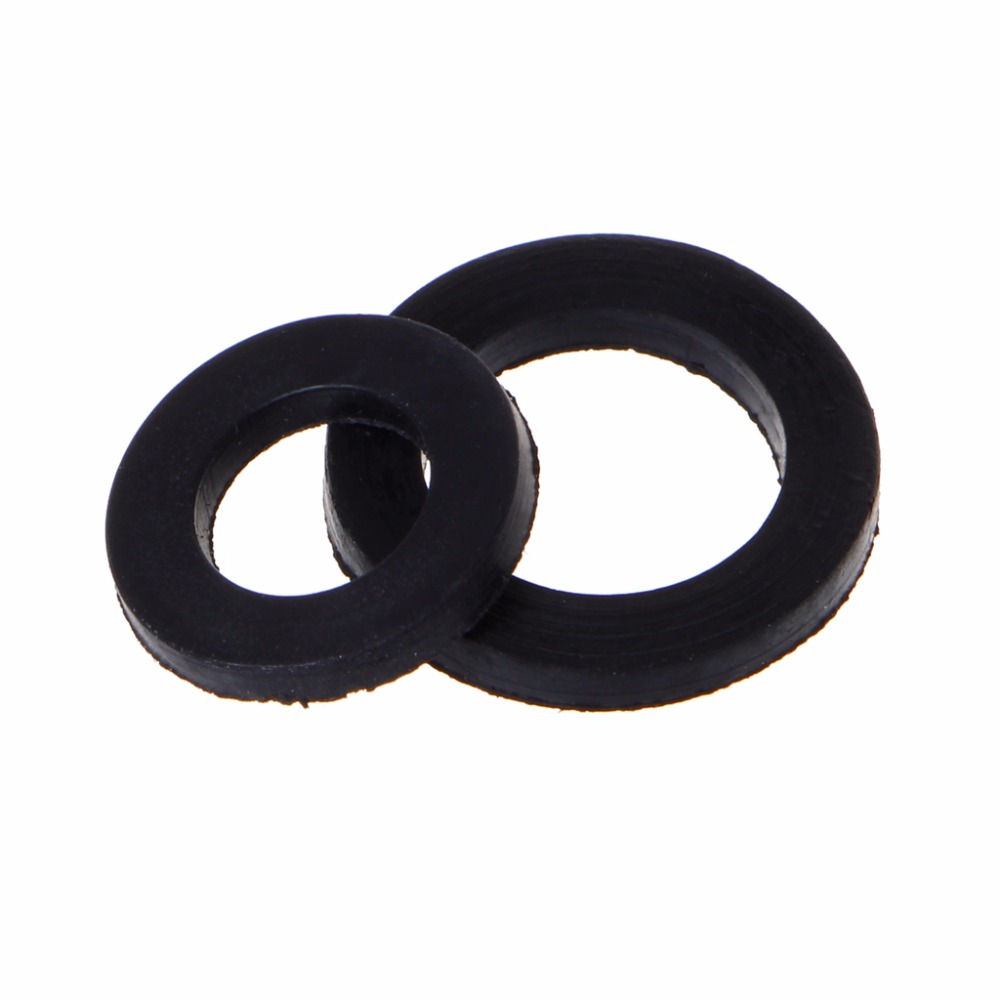 100pcs Flat Rubber Seal O-Ring Hose Gasket Rubber Washer Lot for Faucet Grommet