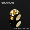 Barrow TLFT3T-A01 G1 / 4 "X3 black white silver Gold three left cubic Adapter Water cooling accessories PC water cooling