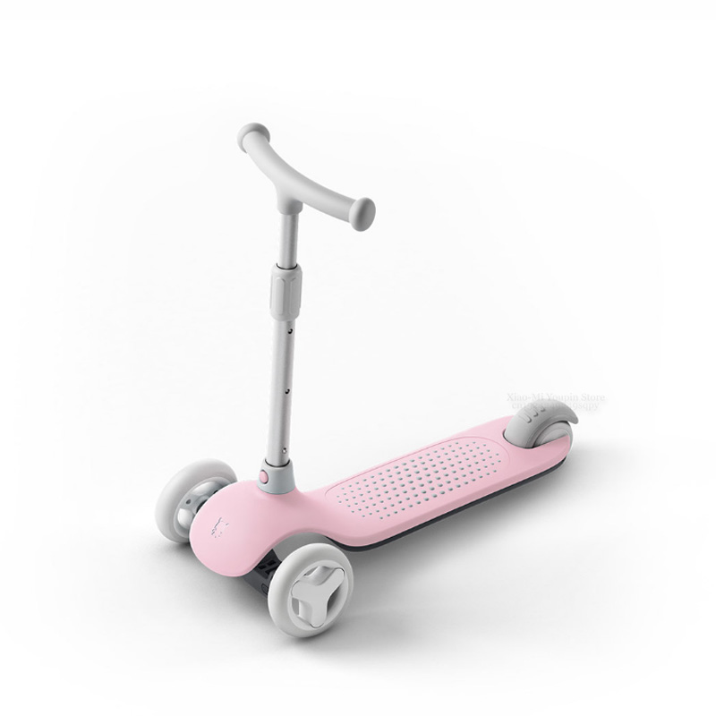 Xiaomi Mijia Mitu 3-Wheel Kick Scooter Children Foot Scooters Adjustable Height With LED Light Up Wheels kids Skateboard