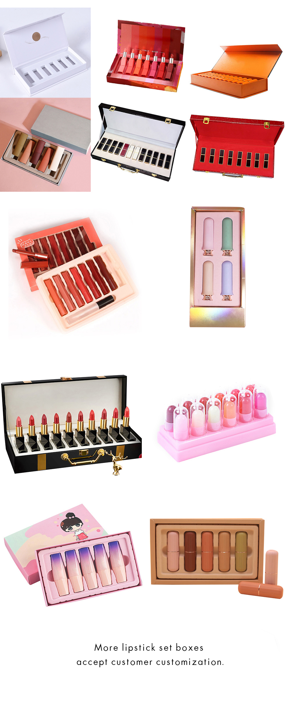 3. Lipstick gift box customization