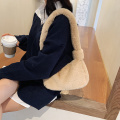 Crossbody Bags Small Plush Soft Underarm Shoulder Fluffy Lady Shoulder Handbags Female Simple Totes for Women 2020 Trend