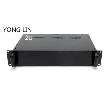 1pcs HTPC CHASSIS 2U chassis 19 inch case data switch box Chassis power communication server chassis