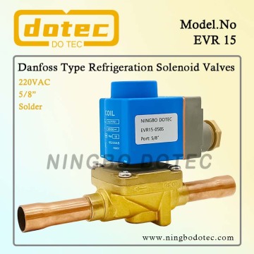 EVR 15 5/8'' Solder Refrigeration Solenoid Valve 032F1228