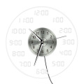 Analogous Digital Wall Clock with LED Backlight Humorously Designed Numbers Display Acrylic LED Lighting Wall Clock Night Decor
