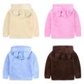 Autumn Fleece Baby Hoodie Cute Animal Hooded Jacket For Boys Girls Infant Kids Outfit