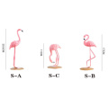 Nordic Home Decoration Desktop Decoration Resin Sculpture Home Decor Creative Pink Flamingo Modern Simulation Animal Statue