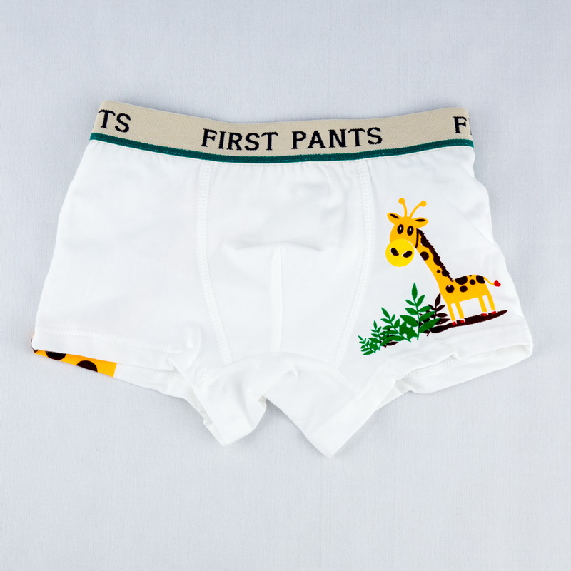 2017 Children's cotton underwear boy cartoon printed panties baby boys underpants giraffe animal pattern boxer briefs summer new