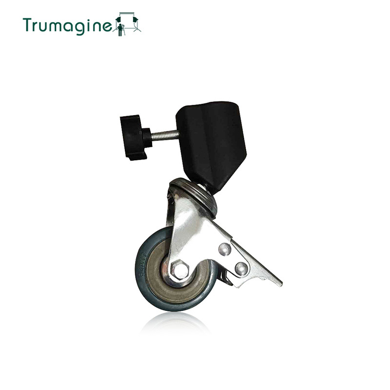 TRUMAGINE 3PCS Photography Studio Universal 22mm Caster Wheel for lighting stand Photo Studio Accessories
