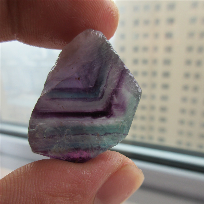 Natural Blue Fluorite Raw Stone Specimen Colorful Fluorite Old Ore Blue Crystal Macadam Raw Ore Ornaments Mineral Crystal Wool