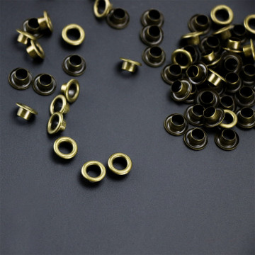 100pcs Antique Bronze Scrapbook Eyelets Inner 5mm Metal eyelets For Scrapbooking embelishment garment clothes eyelets Sewing