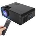 W13 Portable 4K WiFi Bluetooth LED Projector (720p for Android Version) Black 110-240V Rich expansion interface