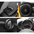 Car Center Console Dashboard Window Control Panel Air Conditioner Outlet Shell Cover Stickers Car Styling For MINI Cooper F55