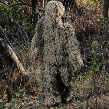 Camouflage Hunting Ghillie Suit Secretive Hunting Clothes Sniper Suit Invisibility Cloak Army Airsoft Uniform