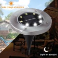 12Pack Solar Path Lights 8 LED Solar Power Buried Light Ground Lamp Outdoor Path Way Garden Decking Underground Lamps