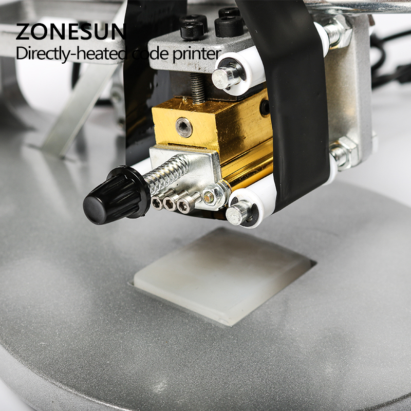 ZONESUN date coding machine printing machine Manual expiry date code printers ,Hot Foll Stamp Coder, expiry date machine