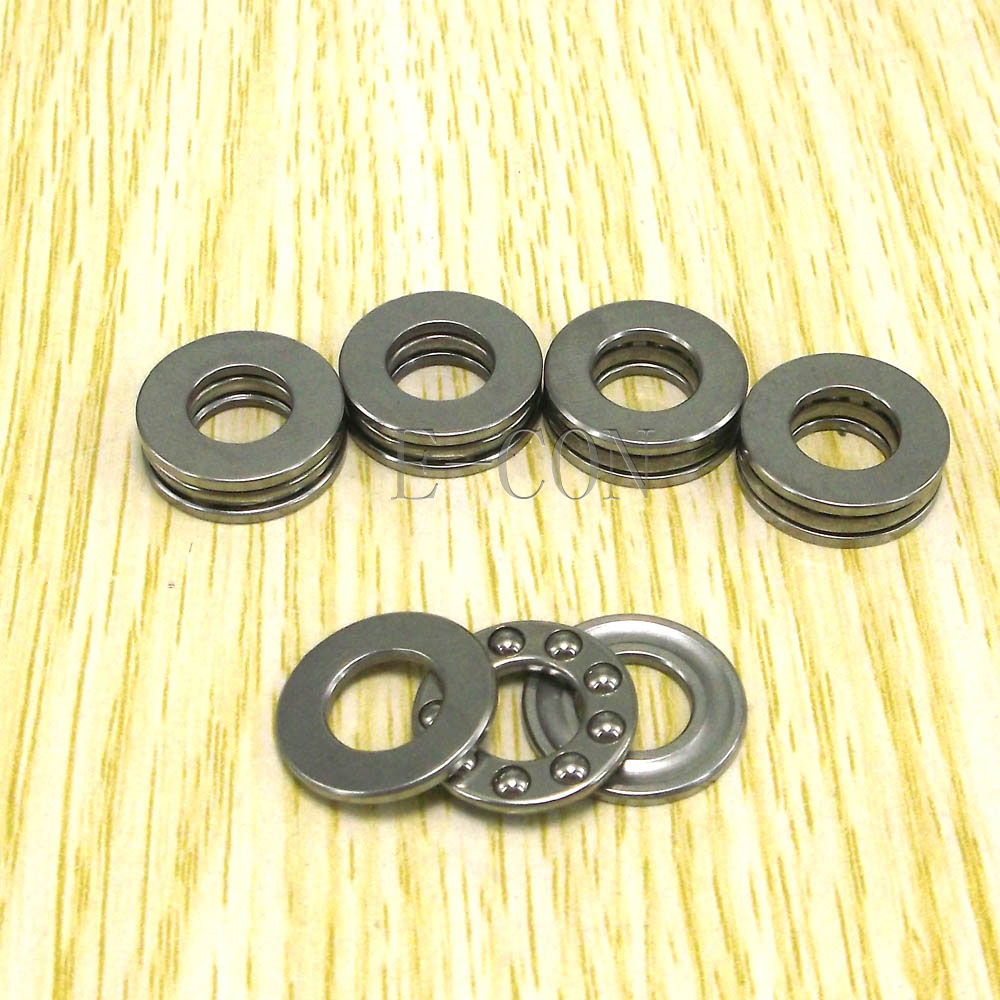 1/5/10 PCS Axial Thrust Ball Bearings 8mm x 16mm x 5mm F8-16M Stainless Steel